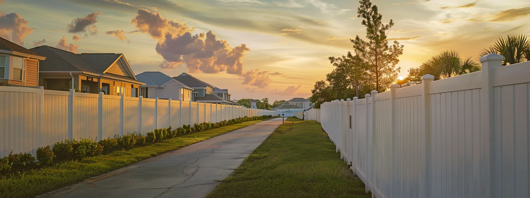 a vivid, dynamic urban landscape showcases a skilled technician installing an elegant vinyl fence around a modern residential property in port orange, highlighting the craftsmanship and attention to detail in the installation process against a backdrop of well-maintained homes. a vivid, dynamic urban landscape showcases a skilled technician installing an elegant vinyl fence around a modern residential property in port orange, highlighting the craftsmanship and attention to detail in the installation process against a backdrop of well-maintained homes.